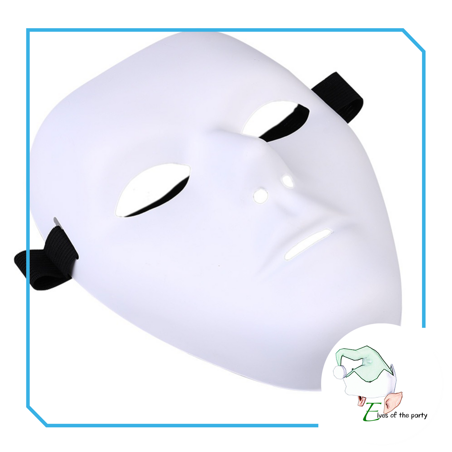 Halloween Masks: White Phantom Mask Halloween Costume