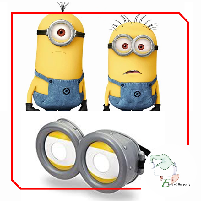 minion without goggles Despicable Me Minion Eyeglasses Goggles – Elves of the Party