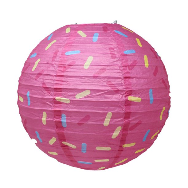 3D Paper Lantern : Sprinkles Pattern