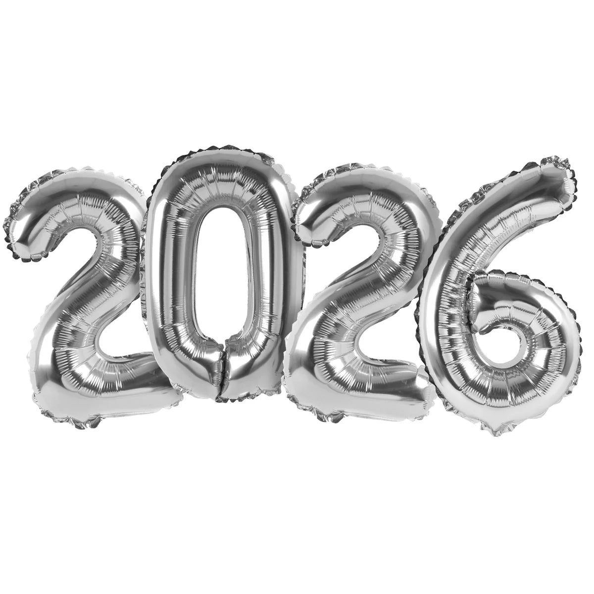 32” Number Foil Balloons: Gold, Silver, Rose Gold & Tutti Frutti