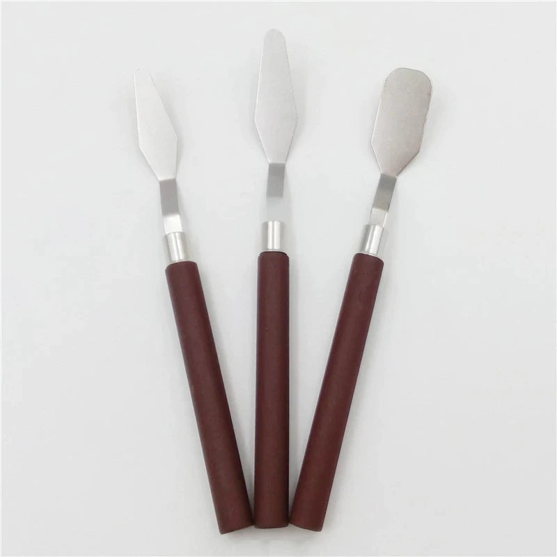 Artist Palette Scraper Knives (Stainless Steel)