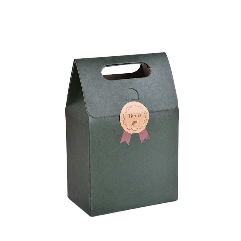 12pc Plain Paper Bag with Flap and Handle (Large)