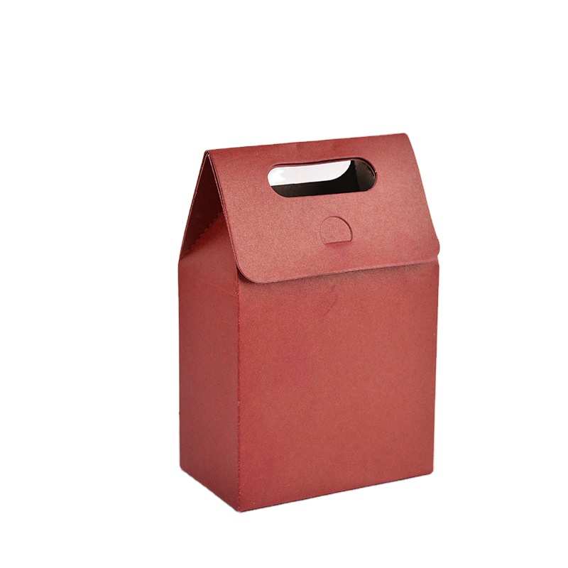 12pc Plain Paper Bag with Flap and Handle (Large)