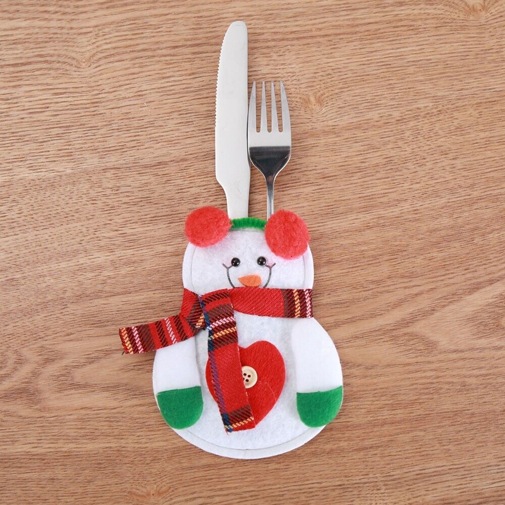 Christmas Cutlery and Utensils Holder