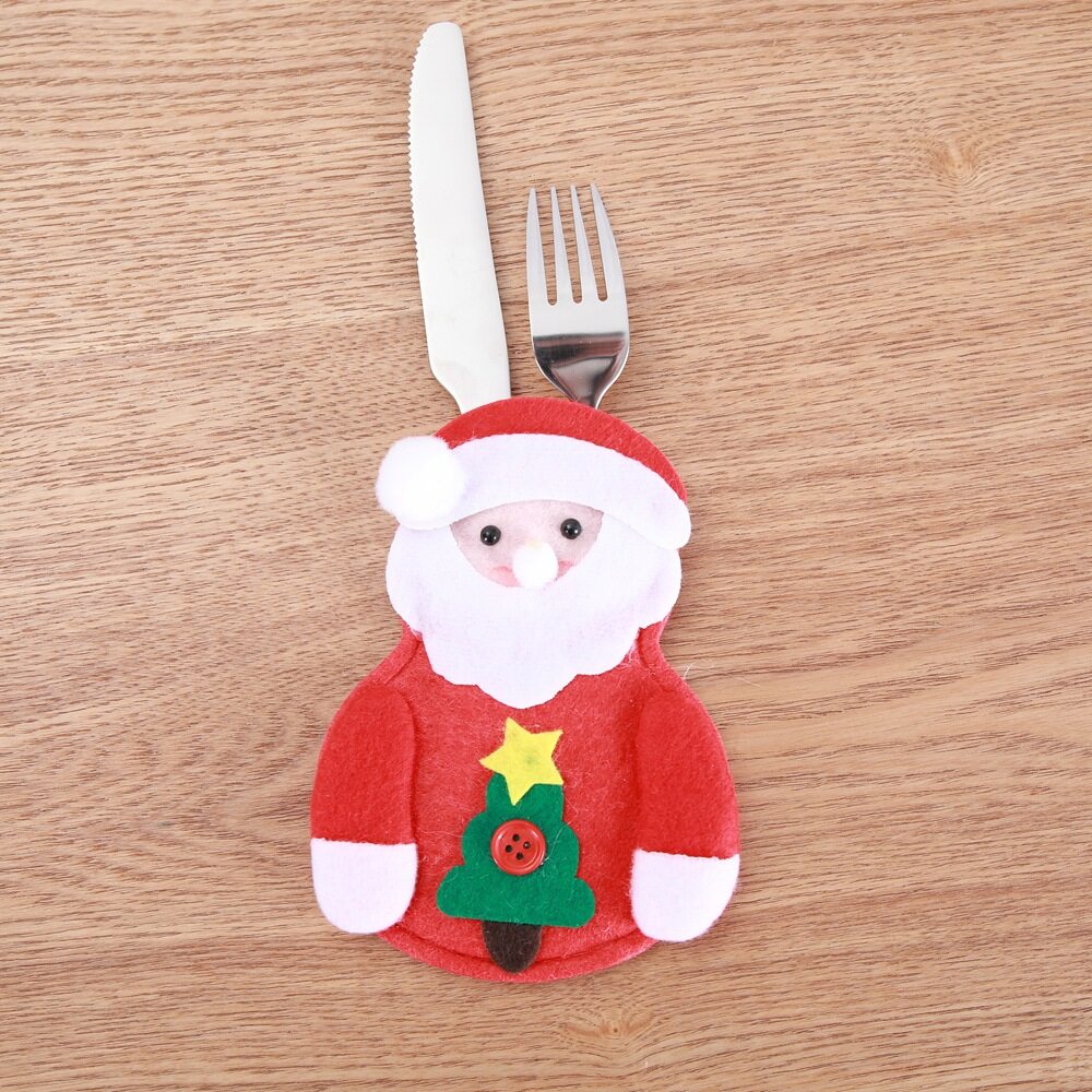 Christmas Cutlery and Utensils Holder
