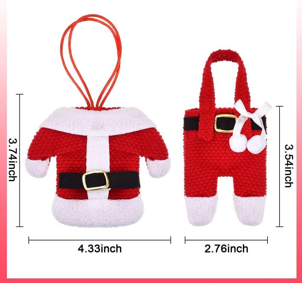 Christmas Knife and Fork, Silverware Cutlery Holder - 2pcs/set