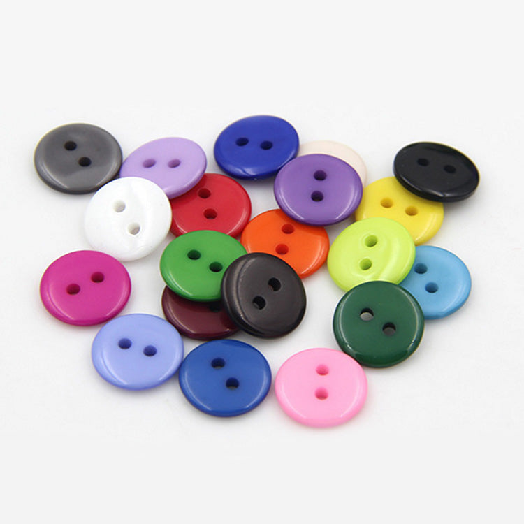 Candy Colored Two-Hole Buttons for Arts & Crafts