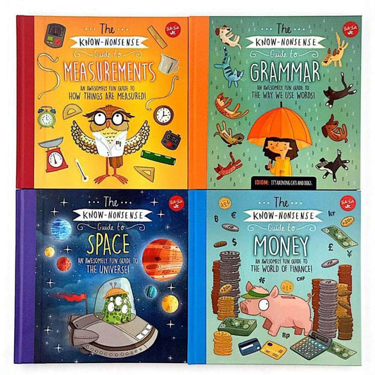 The Know-Nonsense Guide Book (4 books - Measurements, Space, Money and Grammar) by Heidi Fiedler