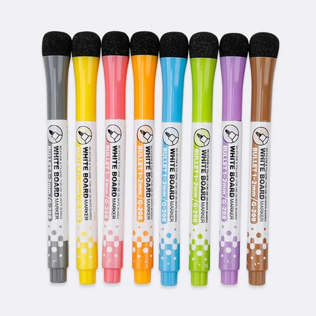 4pc White Board Marker with Eraser Head