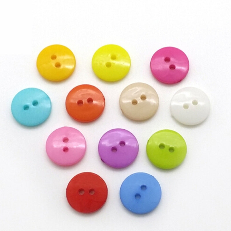 Candy Colored Two-Hole Buttons for Arts & Crafts