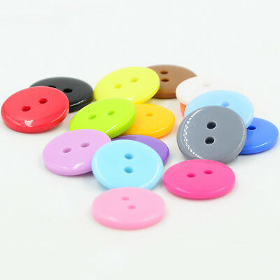 Candy Colored Two-Hole Buttons for Arts & Crafts