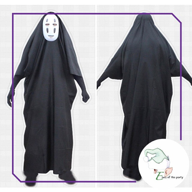 Kaonashi | Faceless | No Face Man Costume | Spirited Away Complete Outfit