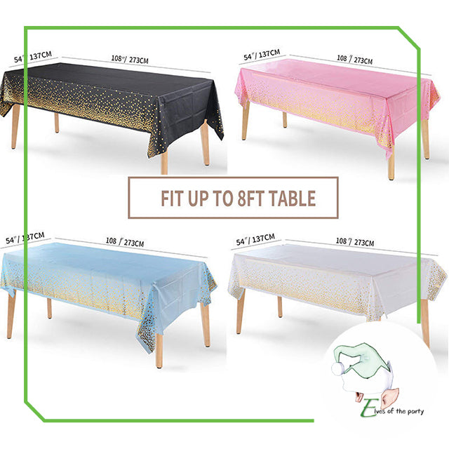 Disposable Tablecover - Confetti Tablecloth