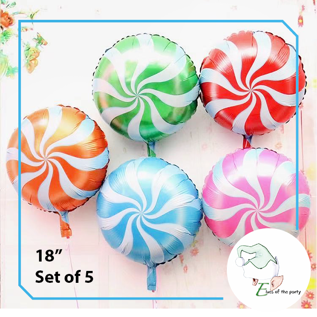 Foil Balloons : Candy Land and Ice Cream Birthday Party