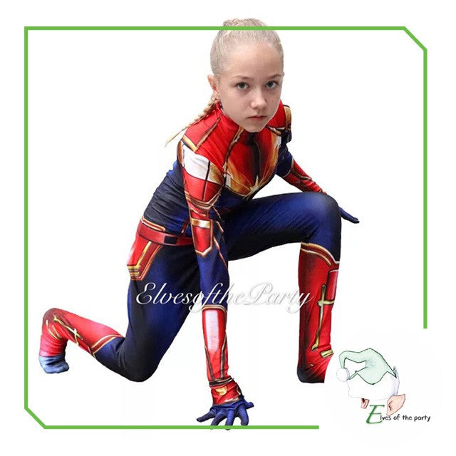 Superhero : Captain Marvel Bodysuit