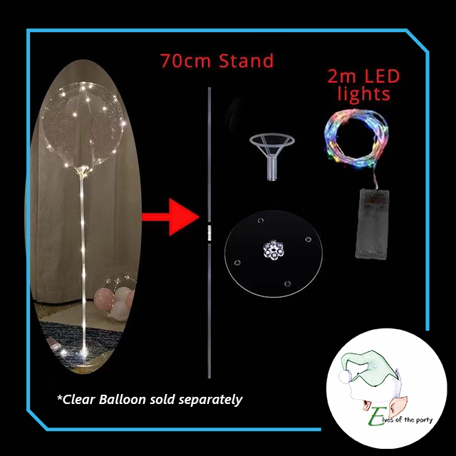 Balloon Stand : 1 Stick with and without light