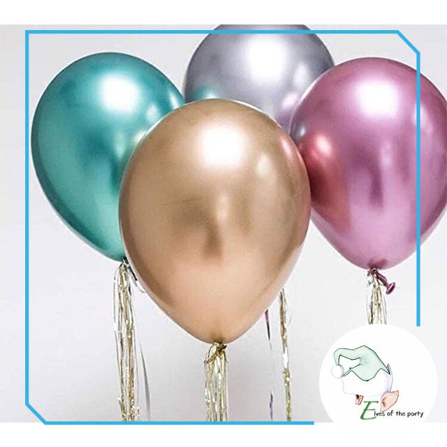 12" Chrome Balloons (5pcs)