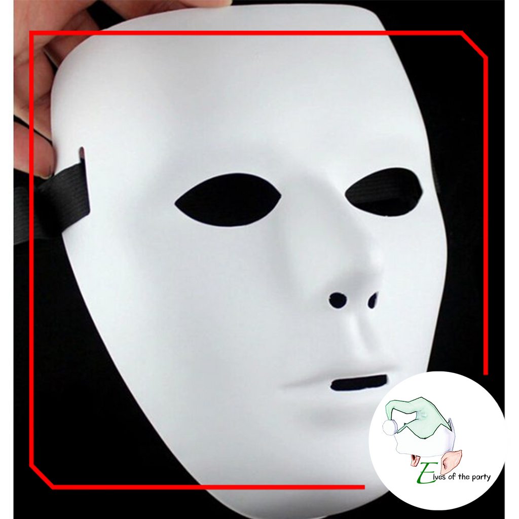 Halloween Masks: White Phantom Mask Halloween Costume