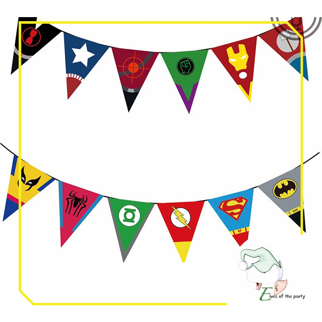 Superhero : Party Banner Decoration