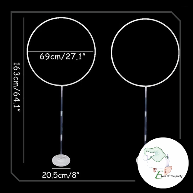 Balloon Stand : Ring Balloon Stand Party Decoration