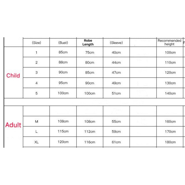 Harry Potter: Gryffindor / Hufflepuff / Ravenclaw / Slytherin Robe Costume