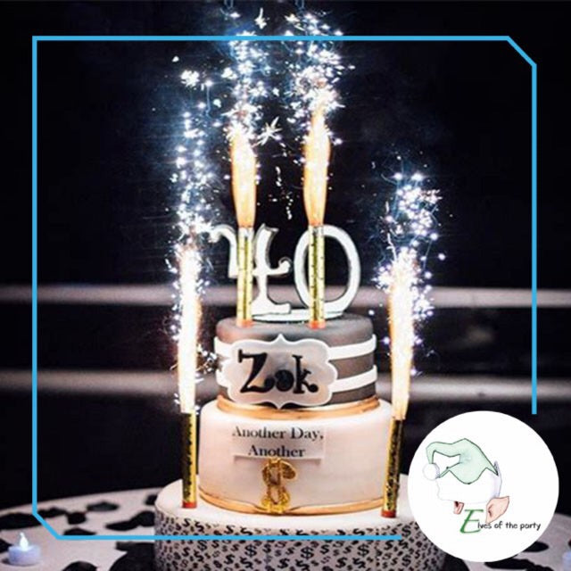 Candles: Smokeless Sparkling Fountain Candles