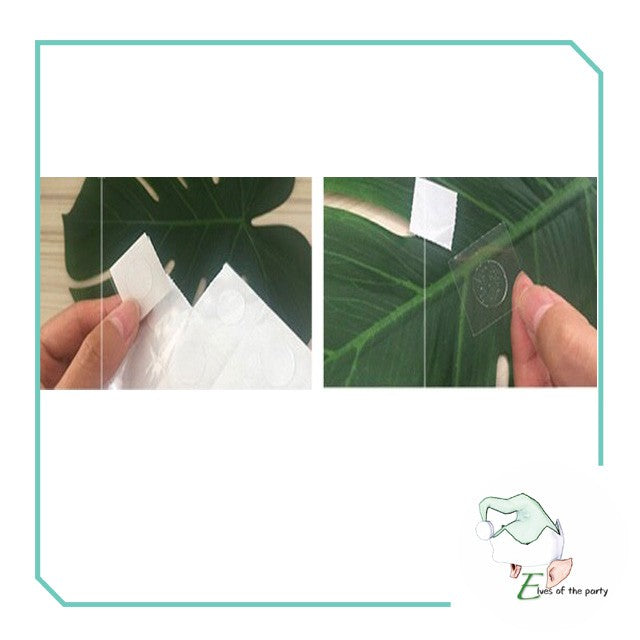 Artificial Leaves : Tropical Palm Leaves Table Runner