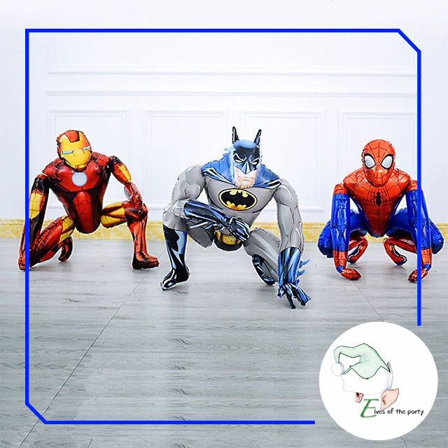 Superhero : 3D Foil and Latex Balloons