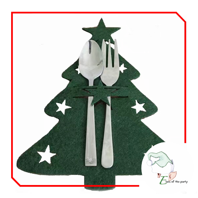 Christmas Cutlery and Utensils Holder