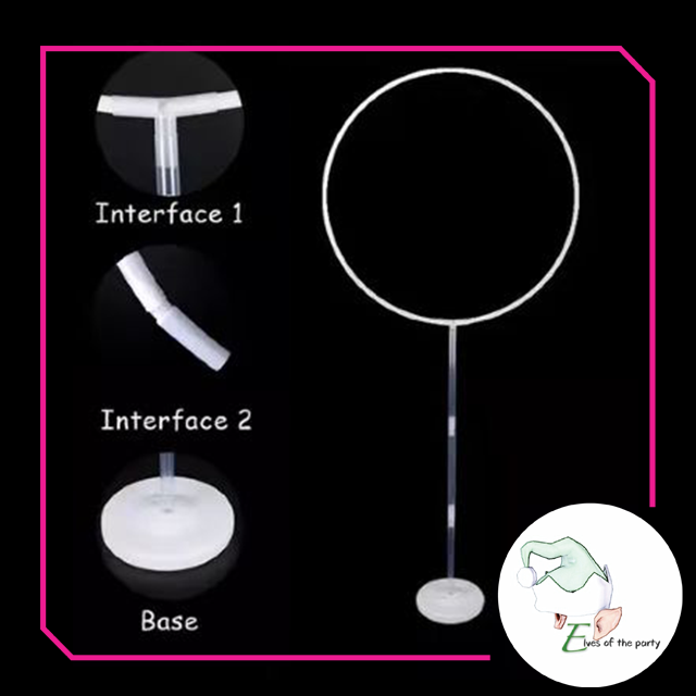 Balloon Stand : Ring Balloon Stand Party Decoration