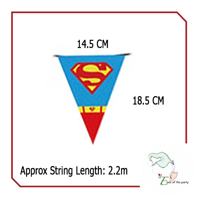 Superhero : Party Banner Decoration