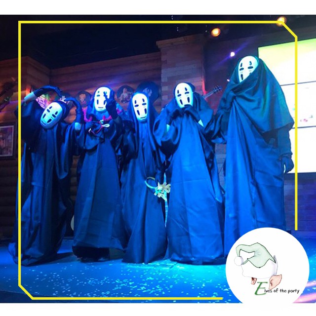 Kaonashi | Faceless | No Face Man Costume | Spirited Away Complete Outfit
