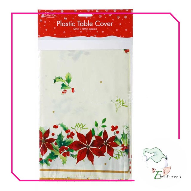 Disposable Tablecover - Christmas