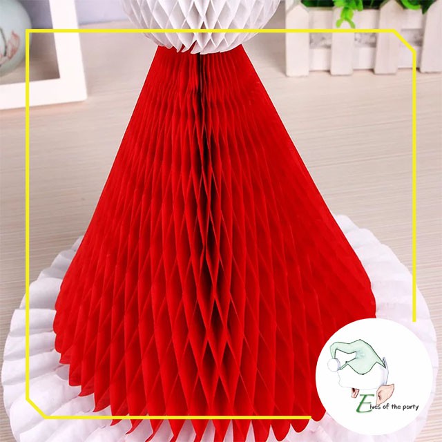 Christmas Tree Honeycomb Lanterns