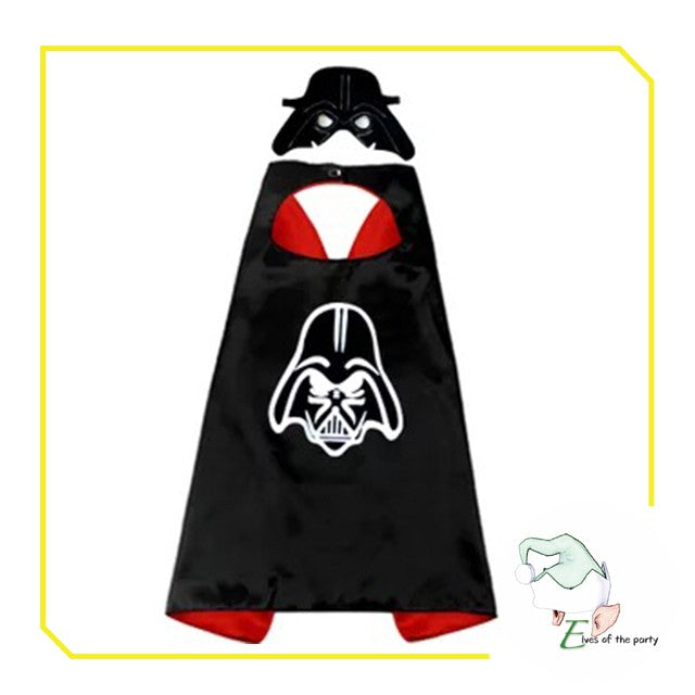 Mask and Cape Costume: Star Wars Darth Vader / Storm Trooper