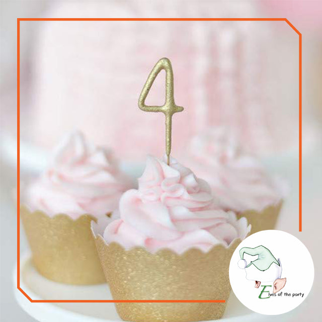 Candles: Wax and Sparkling Number Candles (#0 to #9)