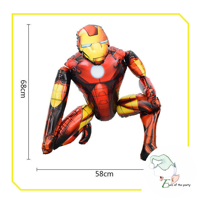 Superhero : 3D Foil and Latex Balloons