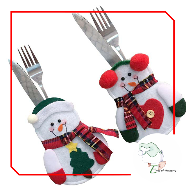 Christmas Cutlery and Utensils Holder