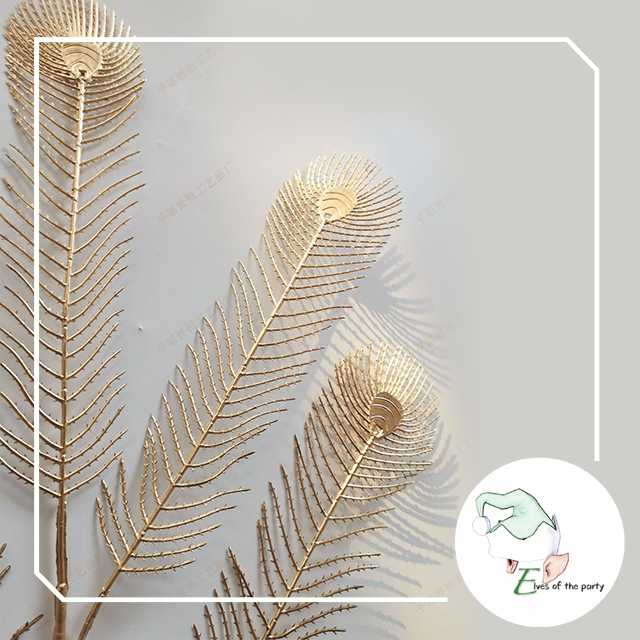 Artificial Leaves : Gold Holly Gingko Biloba Eucalyptus Leaf