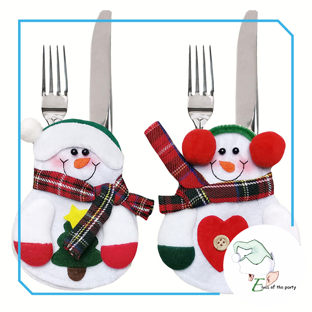 Christmas Cutlery and Utensils Holder