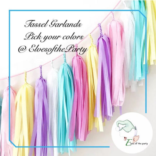 Paper Tassel Garland Set
