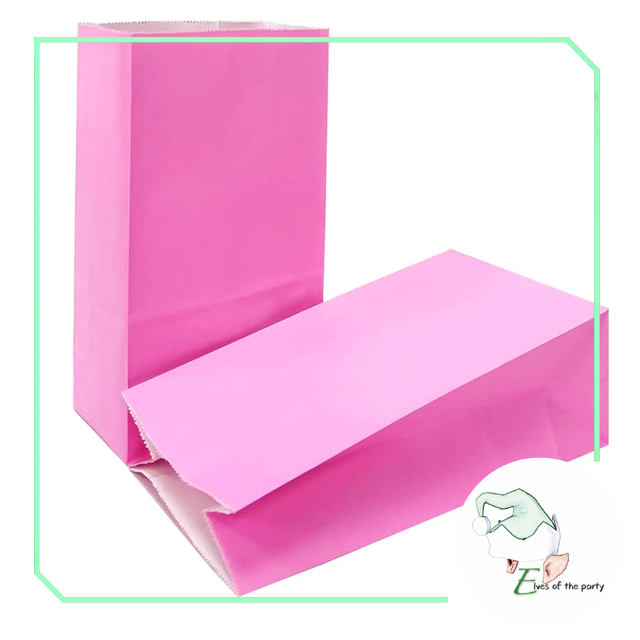10pc Colored Kraft Paper Bags