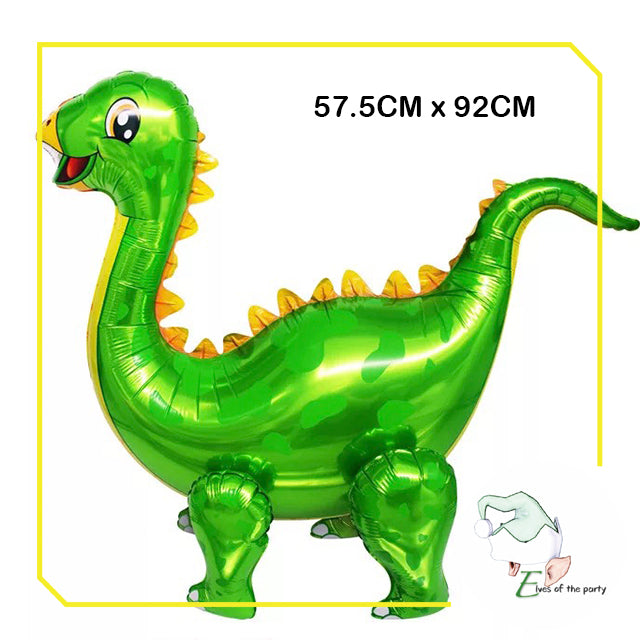 Dinosaur Happy Birthday Banner, Latex Balloons and 3D Foil Balloons