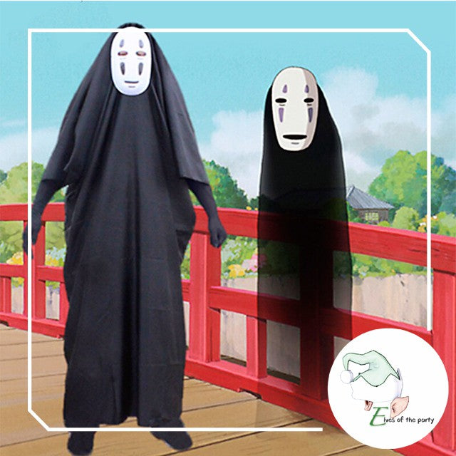 Kaonashi | Faceless | No Face Man Costume | Spirited Away Complete Outfit