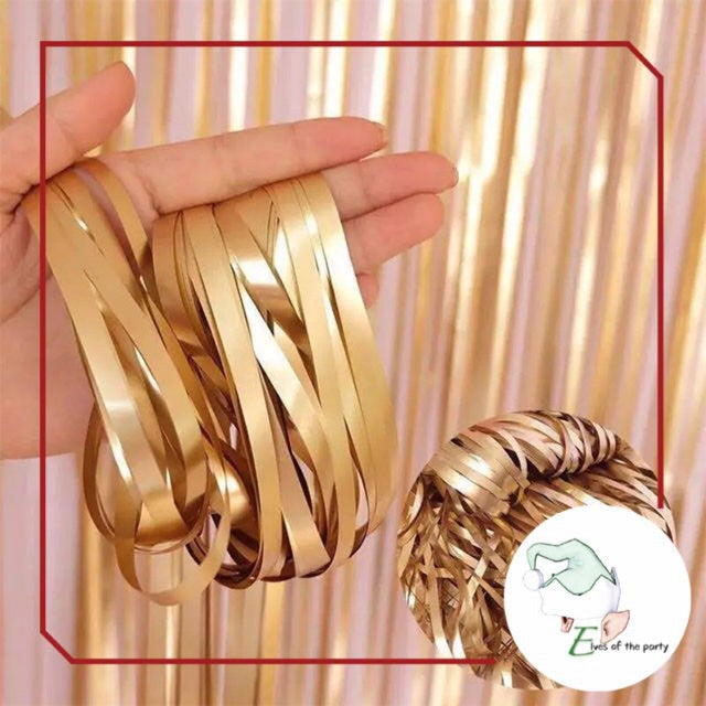 Tinsel Metallic Foil Fringe Curtain