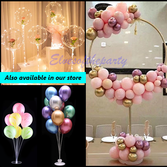Balloon Stand : 7 Sticks / 11 Sticks Clear Balloon Stand