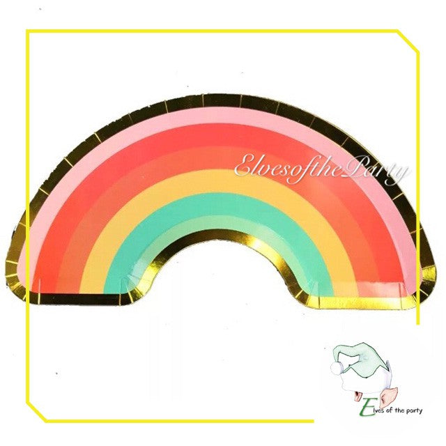 Partyware : Rainbow, Candy, Cloud Pastel Paper Plate and Cups