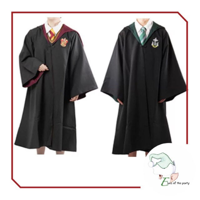 Harry Potter: Gryffindor / Hufflepuff / Ravenclaw / Slytherin Robe Costume