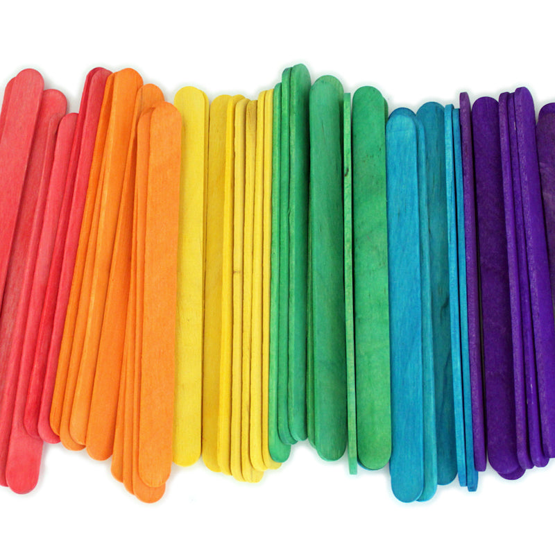 Popsicle Sticks for Kids' Art, DIY Projects, Home Classroom Craft Supplies