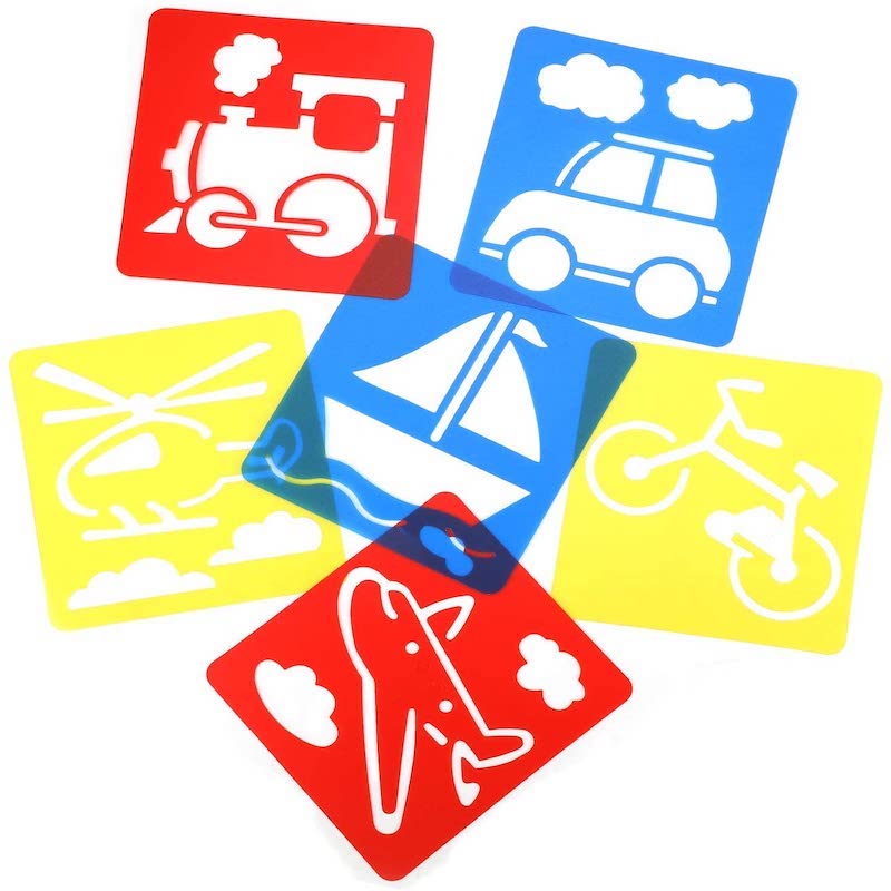 Plastic Drawing Painting Stencil Templates for Kids Crafts School Art Projects